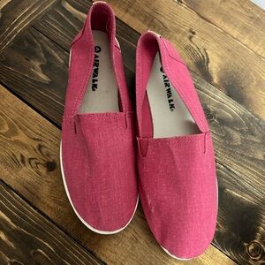 Airwalk Women's Pink Slip-On Shoes